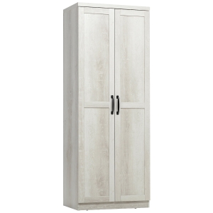 HOMCOM 63" 2-Door Kitchen Pantry, Freestanding Storage Cabinet with 5-tier Shelving and 2 Adjustable Shelves for Dining Room, Antique White