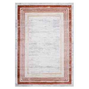 Naar 8x10 Stain-Resistant Area Rug with Cotton Backing, Medium Pile Height, Stylish Kid and Pet-Friendly Carpet, 120" L x 93" W x 0.35" H, Brown