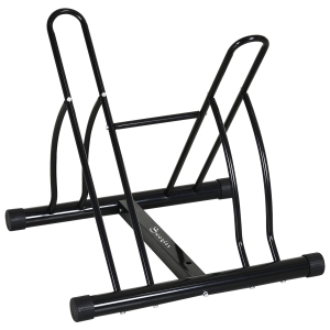 Soozier Bike Rack Floor Stand, 2 Bike Direction Adjustable Bicycle Park for Garage, Free Standing Storage