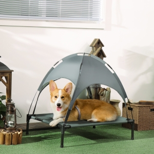 PawHut Elevated Dog Bed Frame, Furniture Style Pet Sofa