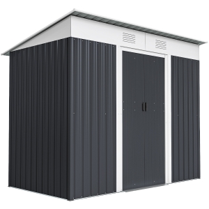 【希少！】Garage SUPPLY&EXAMPLES vol.2 Outsunny 4' x 8' Lean to Garden Storage Shed Outdoor Metal