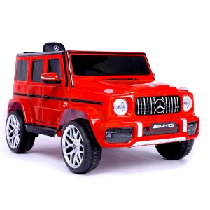 12V Electric Ride-On Car with 2.4GHz Parental Remote, Manual Pedal Mode, Motorized Vehicle with MP3/USB/TF Player, 42″ L x 25″ W x 21″ H, Red