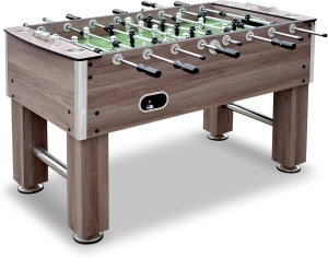 Hathaway Driftwood 56-inch Foosball Table - Adult Size Complete Set for Family Game Rooms