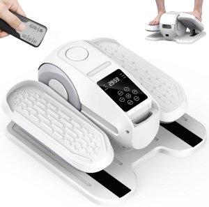 Under-Desk Elliptical Exercise Machine — 12-Speed Seated Foot Pedal Trainer with Auto/Manual Modes, Portable Electric Ellipse for Seniors (As Seen on TV)