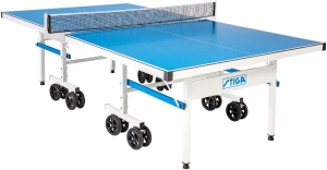 STIGA XTR Pro All-Weather Outdoor/Indoor Table Tennis Table — Aluminum Composite Top, Net & Posts, Quick Assembly