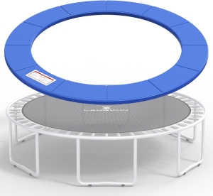 LANGXUN Universal Trampoline Replacement Safety Pad, 8ft 10ft 12ft 14ft 15ft 16ft Waterproof Surround Foam Spring Cover for Round Frames