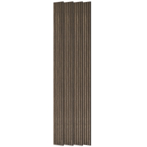 HOMCOM 95" x 8" Wood Panels for Wall, 4 Pack Acoustic Panels, Sound Absorbing Slat Wall For Interior Wall Decor, Home, Walnut