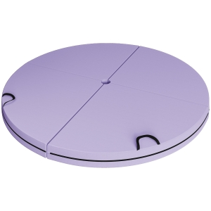 Soozier Foldable Crash Mat, Pole Padding with Carrying Handles and EPE Foam for Dance Training and Exercise, Purple