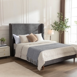 Amazon.com: Harper & Bright Designs Upholstered Queen Bed