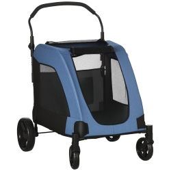 PawHut Pet Stroller Universal Wheel with Storage Pocket