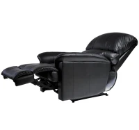 HOMCOM Plush Recliner - Black(m-6)