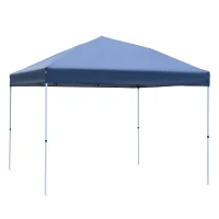 Outsunny 10’X10’ Instant Pop-up Party Tent Outdoor Activity Canopy Sun Shade Fair Beach Gazebo Shelter Commercial Tent w/ Carrying Bag(m-2)