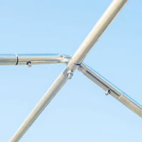 Outsunny 11.5' x 10' x 6.5' Outdoor Portable Walk-In Tunnel Greenhouse with Windows-Deep Green(m-11)