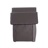 PawHut Double Heated Cat House Portable Indoor/Outdoor Kitty Shelter for Ferral Cat in Winter, Brown(m-8)