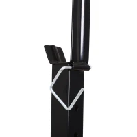 Soozier 2-Piece Pair Steel Height Adjustable Barbell Squat Rack and Bench Press 23" x 29.75" x 69.25"(m-10)