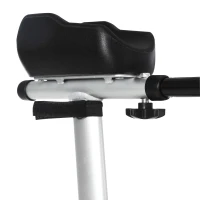 HOMCOM Adjustable Aluminum Upright Rollator Walker for Seniors, Medical Walker Wheelchair with Bag Armrest(m-15)