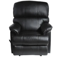 HOMCOM Plush Recliner - Black(m-1)