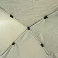Outsunny 8.2x8.2ft Easy Pop Up Canopy Party Tent Outdoor Shelter w/Slant Leg Green(m-7)