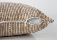 Monarch 18" x 18" Abstract Dot Pattern Throw Pillow (Set of 2) - Light / Dark Taupe(m-3)