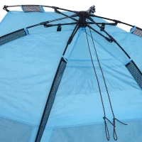 Outsunny Portable Automatic Pop Up Beach Tents Anti-UV w/ Carry Bag(m-10)
