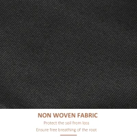 Outsunny Vertical Garden Planter, Wooden 4 Tier Planter Box, Self-Draining with Non-Woven Fabric for Outdoor Flowers, Vegetables and Herbs, Orange(m-7)