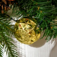 HOMCOM 9FT Pre-Lit Christmas Garland Decoration Artificial Greenery w/ Pine Cone  Ball(m-16)