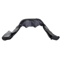 HOMCOM Neck and Shoulder Massager 8 Deep Kneading Shiatsu Massager Adjustable Intensity with Heat Black(m-7)