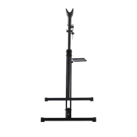 HOMCOM Folding Portable Bicycle Repair Stand Cycle Bike Maintenance Workstand Black(m-7)