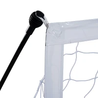 Aosom 6x4ft Portable Practice Soccernet Quick Set Up Outdoor Shot Training Aids with Carrying Bag(m-6)