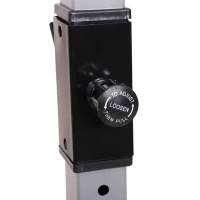 Soozier 2-Piece Pair Steel Height Adjustable Barbell Squat Rack and Bench Press 23" x 29.75" x 69.25"(m-9)