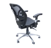 HomCom Mesh Ergonomic Home Office Desktop Computer Chair - Black(m-8)