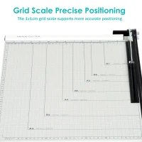 Open Box HOMCOM Paper Cutter Guillotine 12 A3 Sheet Paper Cutting Machine(m-12)