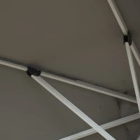 Outsunny 10ft Patio Offset Parasol Umbrella Cantilever Hanging Sun Shade Canopy Shelter 360° Rotation with Stand Grey(m-4)