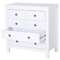 HOMCOM Storage Cabinet with Glide & Knob MDF(m-9)