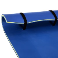 HOMCOM Roll-Up Pool Float Pad for Lakes, Oceans& Pools, Water Mat for Playing, Relaxing & Recreation - Blue(m-9)