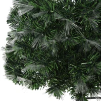 HOMCOM 6ft Artificial Tree Multi-Colored Pre-Lit Holiday Christmas Decoration(m-18)