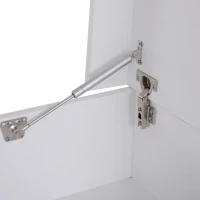 HOMCOM Ample Capacity Shoe Cabinet Box Bench w/ Drawers Particleboard White(m-10)