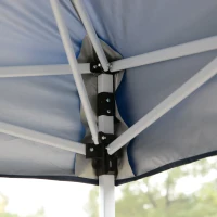 Outsunny 10’X10’ Instant Pop-up Party Tent Outdoor Activity Canopy Sun Shade Fair Beach Gazebo Shelter Commercial Tent w/ Carrying Bag(m-8)