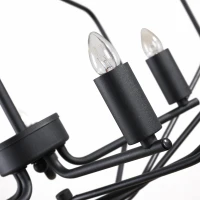 HOMCOM Vintage Pendant Lights Industrial Adjustable Pivoted Design Hanging Lighting(m-9)