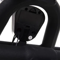 Soozier Stationary Exercise Bike with Deluxe Design Triangular Stand with Adjustable Resistance 28lbs Flywheel Phone Pad and Bottle Holder and LCD Monitor for Home Cardio Workout Fitness(m-18)