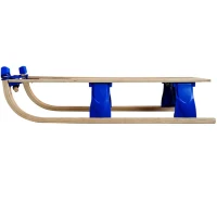 HomCom Folding Vintage Natural Wood Snow Sled Racer(m-4)