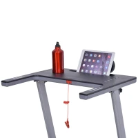 Soozier Foldable Electric Motorized Treadmill Running Machine with 12 Pre-Set Programs 7.5 MPH Max Speed LCD Display for Home Use - Black(m-9)