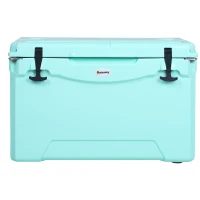 Outsunny 50 Quart Heavy Duty Ice Cooler Outdoor Insulated Cooling Box Easy Portable Cooling Bin Green(m-4)