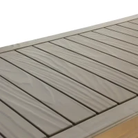 Outsunny Plastic Deck Storage Container Box Outdoor Garden Bench Patio Furniture 77 Gal with Handles, Padlock Eyes, 56" x 26" x 24"(m-9)