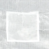 Outsunny Walk-in Wall Lean-to Greenhouse, 10' x 5' x 7' Outdoor Gardening Green House with PE Cover, Windows, Shelves and 2 Zipper Doors, Clear(m-10)