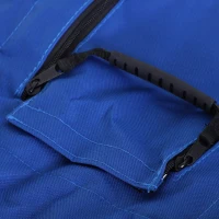 Outsunny 2 Person Folding Camping Chair Oxford Metal Fishing w/ Ice Bag  Cup Holder Blue(m-10)