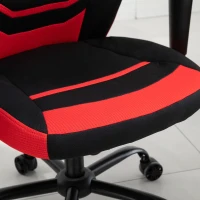 Vinsetto High Back Racing Style Gaming Office Chair Home Computer Task Chair with Armrest, Seat on Wheels, Tilt,  Red(m-12)