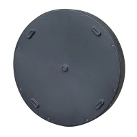 Outsunny 17.5" Round Umbrella Base Heavy Duty Outdoor Parasol Stand Holder 42lbs Rust-Free Decorative Bronze(m-5)