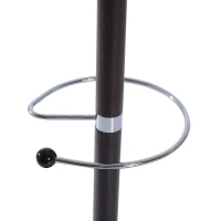 HOMCOM 69inch 4 Level 15 Hook Rotating Metal Coat Hat Jacket Umbrella Rack with Marble Base(m-7)