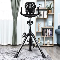 Soozier Upright Stationary Exercise Bike Indoor Cycling Bike w/ LCD Monitor(m-12)